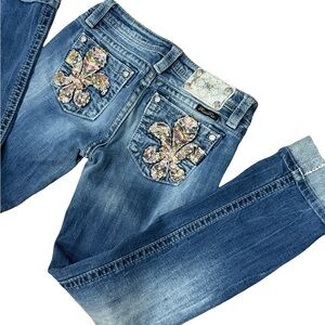 ✨ Miss Me Girls Size 14‎ Skinny Jeans Medium Wash